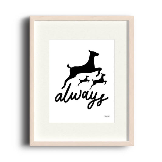 Always | 8 x 10 print - Nook & Burrow