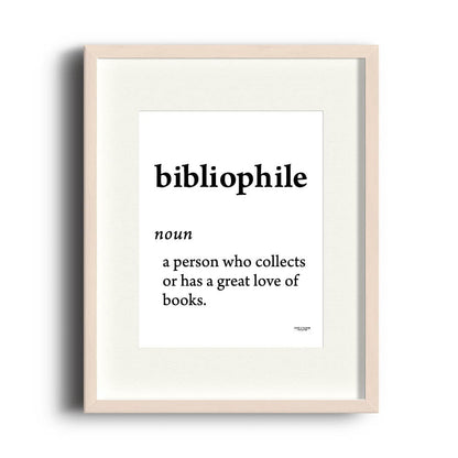 Bibliophile | 8 x 10 print - Nook & Burrow