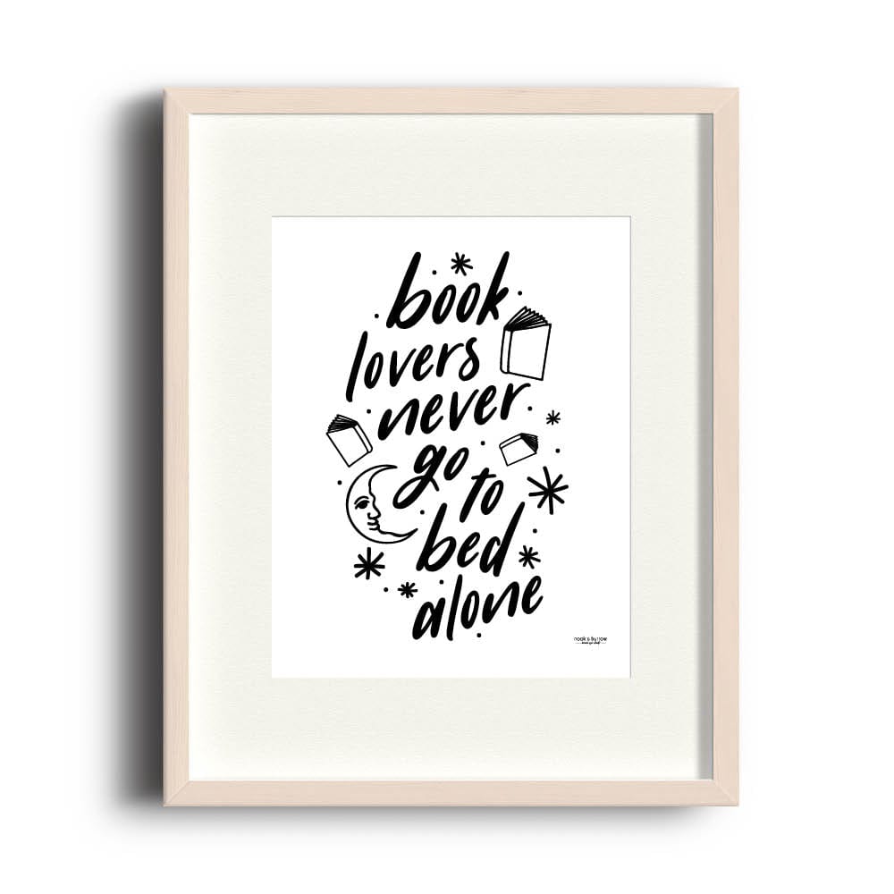 Book Lovers | 8 x 10 print - Nook & Burrow