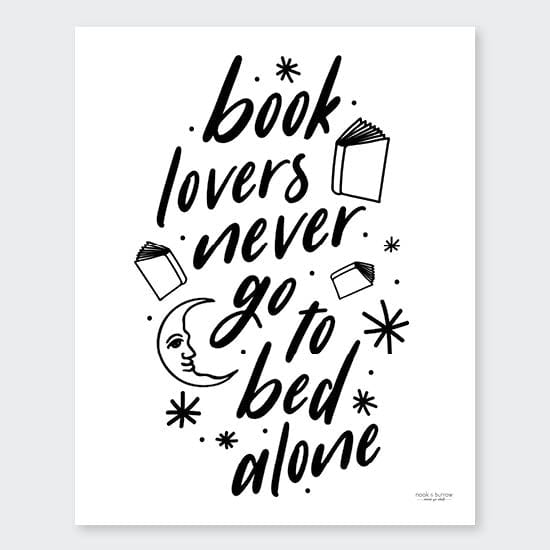 Book Lovers | 8 x 10 print - Nook & Burrow