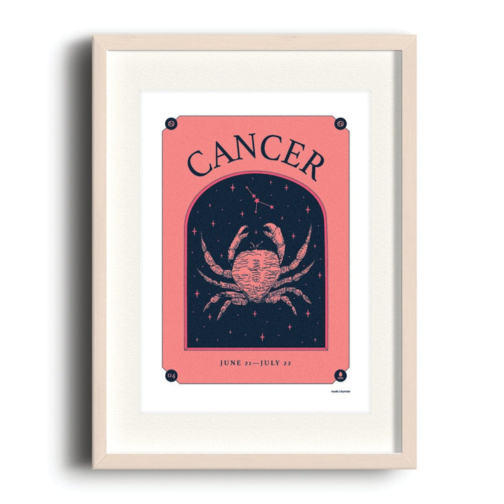 Nook & Burrow poster Cancer | A4 print