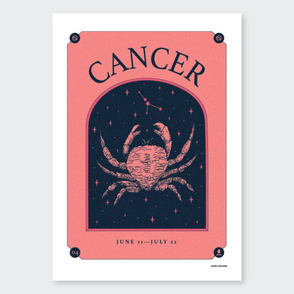 Nook & Burrow poster Light Cancer | A4 print
