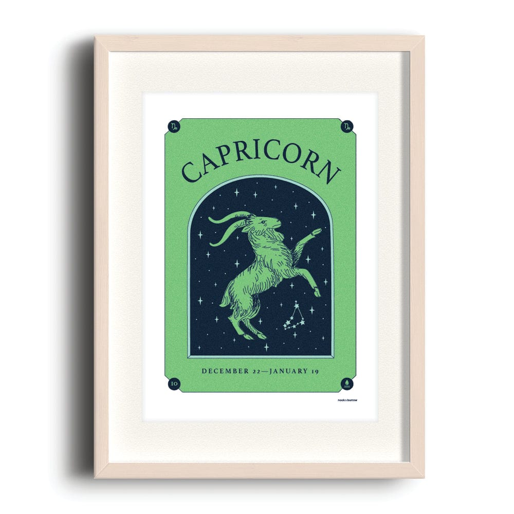 Nook & Burrow poster Light Capricorn | A4 print