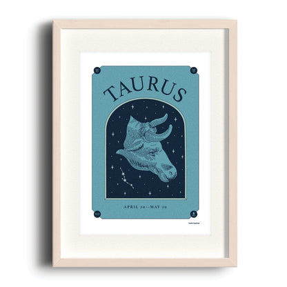 Nook & Burrow poster Light Taurus | A4 print