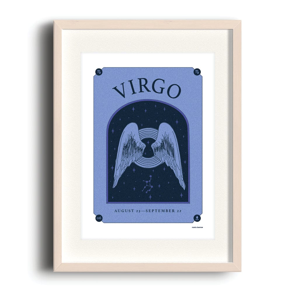 Nook & Burrow poster Light Virgo | A4 print