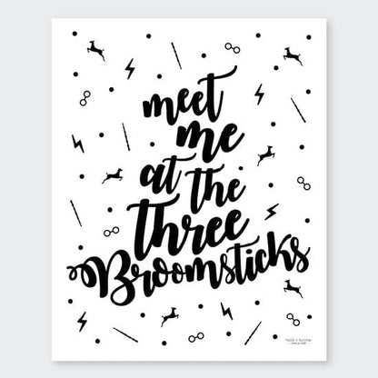 Three Broomsticks | 8 x 10 print - Nook & Burrow