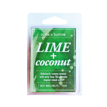 Lime & Coconut | wax melts - Nook & Burrow