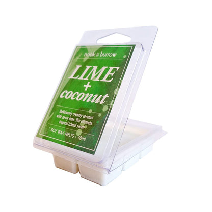 Lime & Coconut | wax melts - Nook & Burrow