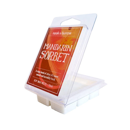 Mandarin Sorbet | wax melts - Nook & Burrow