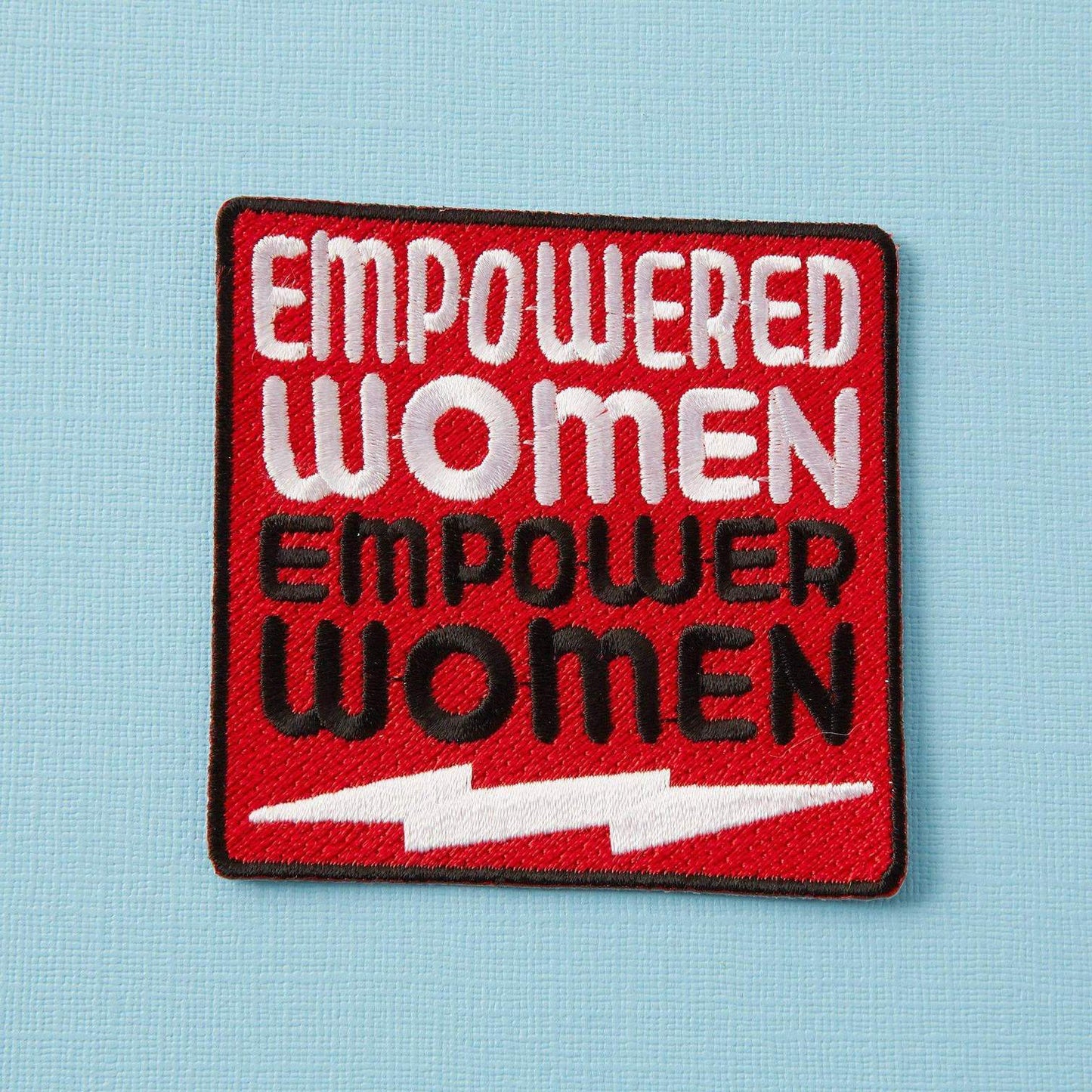 Punky Pins iron on patch Empowered Women Embroidered  | iron on patch