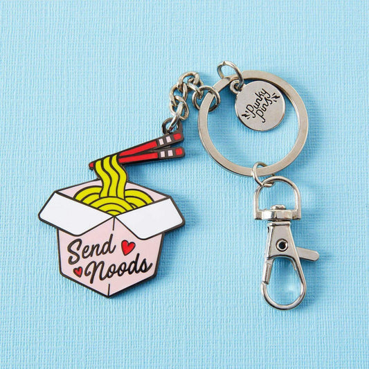 Punky Pins keyring Send Noods | enamel keyring