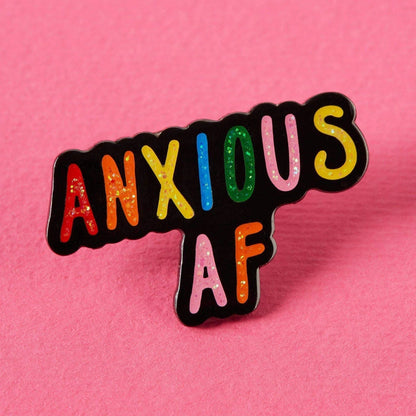 Punky Pins pin Anxious AF | enamel pin