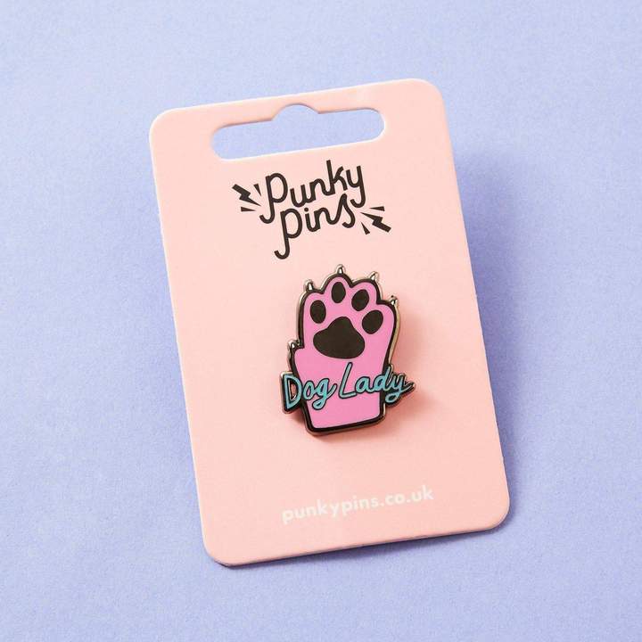 Dog Lady | enamel pin - Nook & Burrow