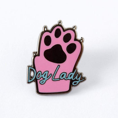 Dog Lady | enamel pin - Nook & Burrow
