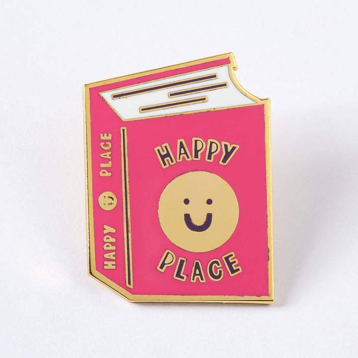 Happy Place | enamel pin - Nook & Burrow