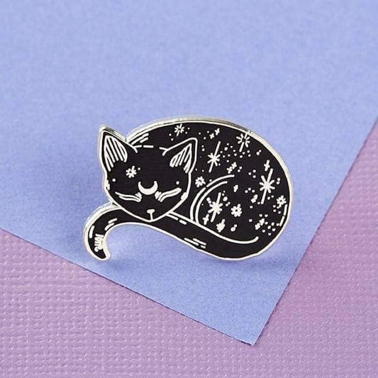 Punky Pins pin Mystical Cat | enamel pin