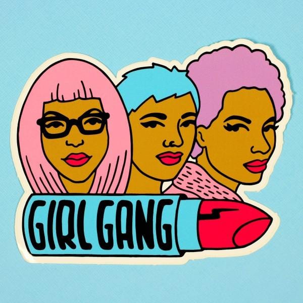 Girl Gang | sticker - Nook & Burrow